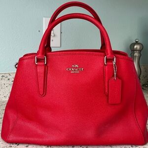 NWOT Coach Margot Red Bag